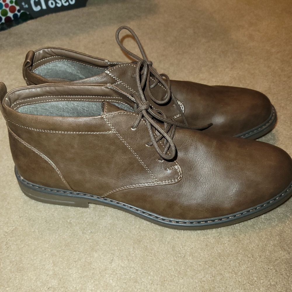 IZOD Dress Boots 13M Campo Brown Chukka Style - Picture 6 of 9